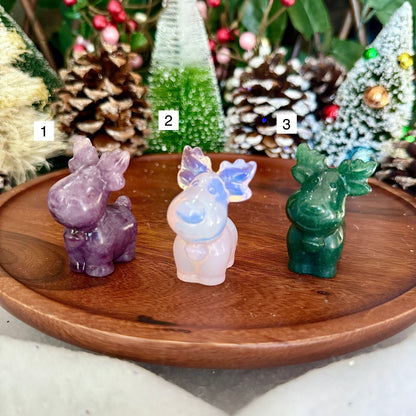 Assorted Carved Reindeers, Choose Your Own!