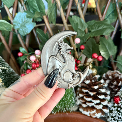 Black Sheen Obsidian Flying Dragons, Highly Protective, Negativity Stone