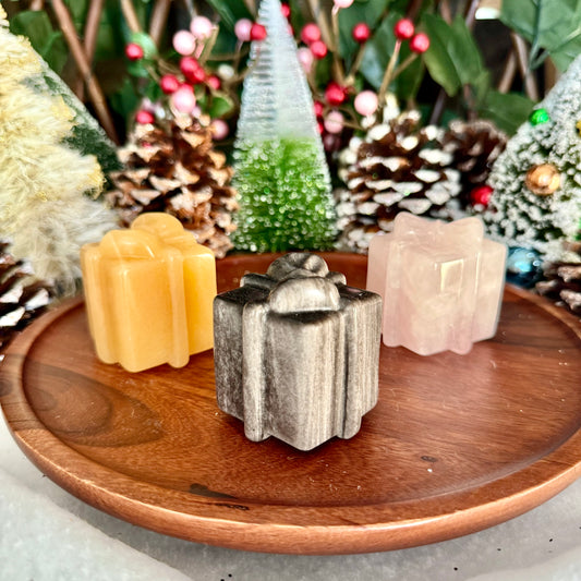 Assorted Large Carved Christmas Present, Choose Your Own!