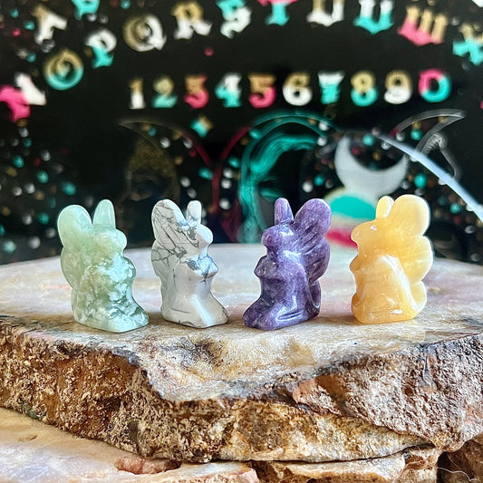 Small Fairy Bunny, Easter Crystal, Choose Your Own!