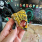 Highest Quality Custom Tigers Eye Ouija Planchette, Strength & Protection Stone