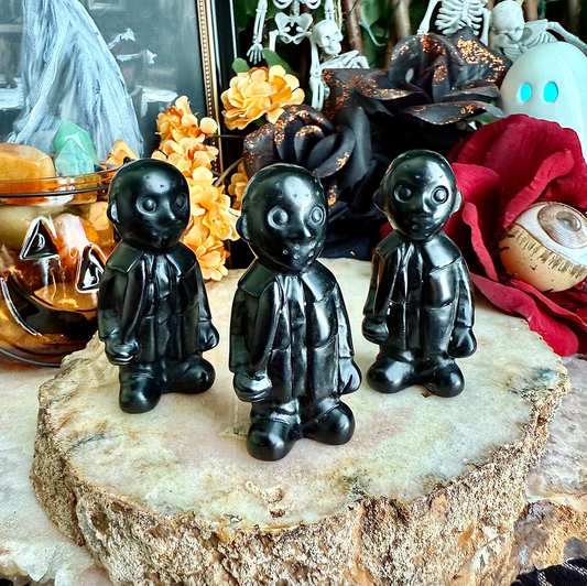 Black Obsidian Jason Vorhees, Friday The 13th, Protective Stone