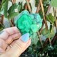 Rare Raw Polished Malachite, Powerful Crystal, Highly Protective