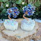 Rainbow Aura Crystal Chip Tree, Assorted, Choose Your Own!