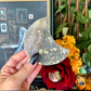 Druzy Zeolite Crescent Moon, Cleansing & Detoxifying Stone